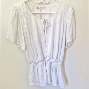 Abercrombie & Fitch Peplum Top